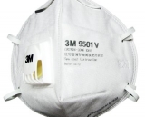 3M™ 折叠式带阀防护口罩